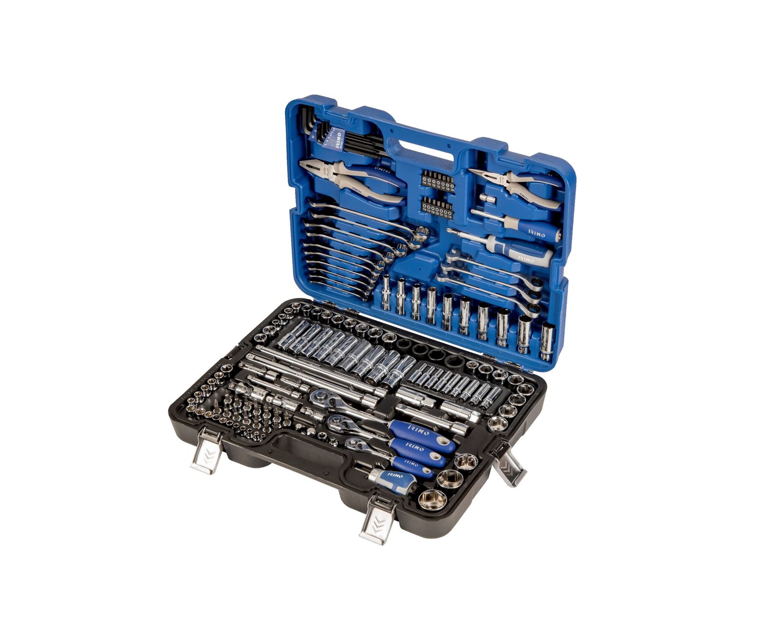 Juego de herramientas de 1/4"-3/8"-1/2", 164 piezas - Imagen 1