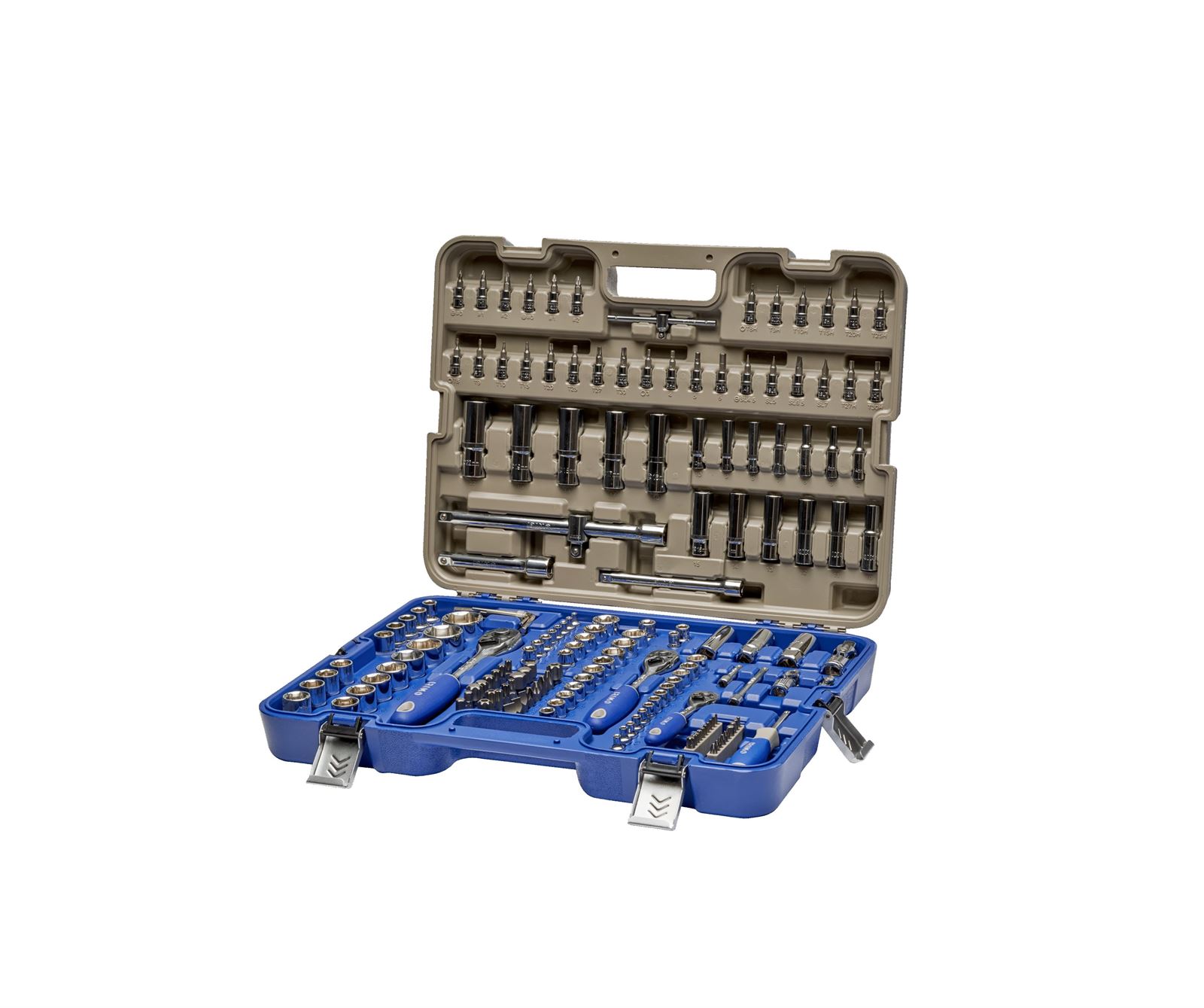 Juego de herramientas de 1/4"-3/8"-1/2", 172 piezas - Imagen 1